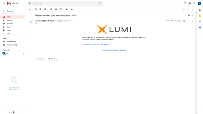 Lumi AGM+ - Local Account Screen 7-1